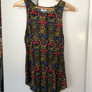 Old Navy Luxe Floral Tank - Medium